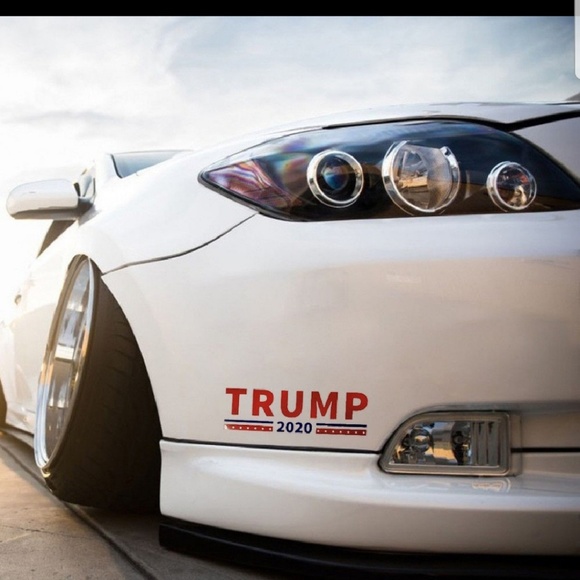 Black USA 45 with flag hat and bumper stickers - Picture 4 of 4